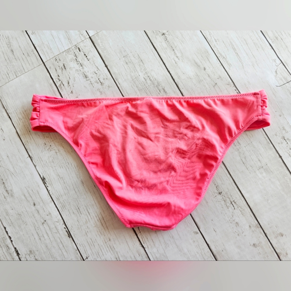 Victoria's Secret PINK Soft Bikini Bottoms Strappy Cut Out on Hips Size Medium - Picture 2 of 5